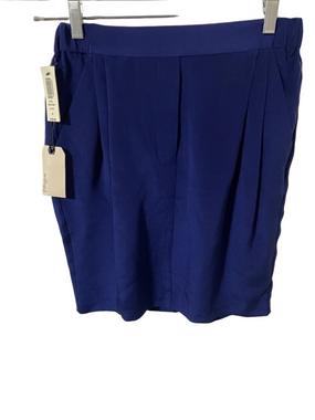 Nwt’s Wilfred Royal Blue Silk Skirt Size 4